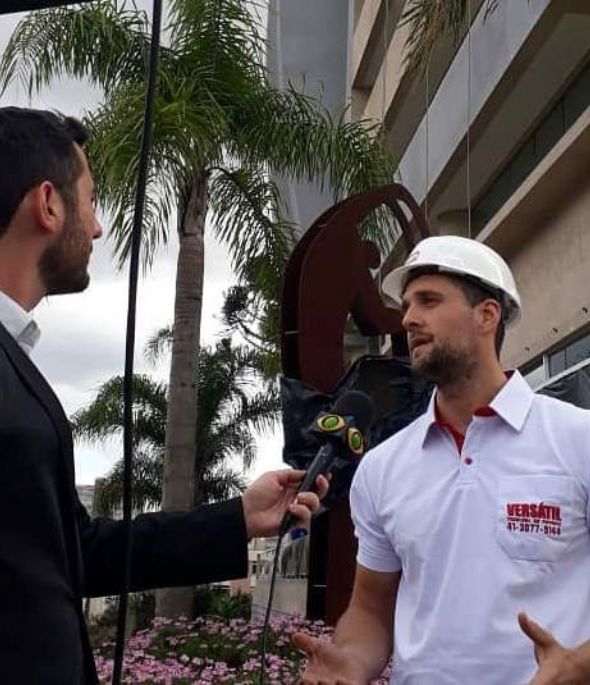 Engenheiro Leopoldo Figura em entrevista ao Jornal Band Paraná